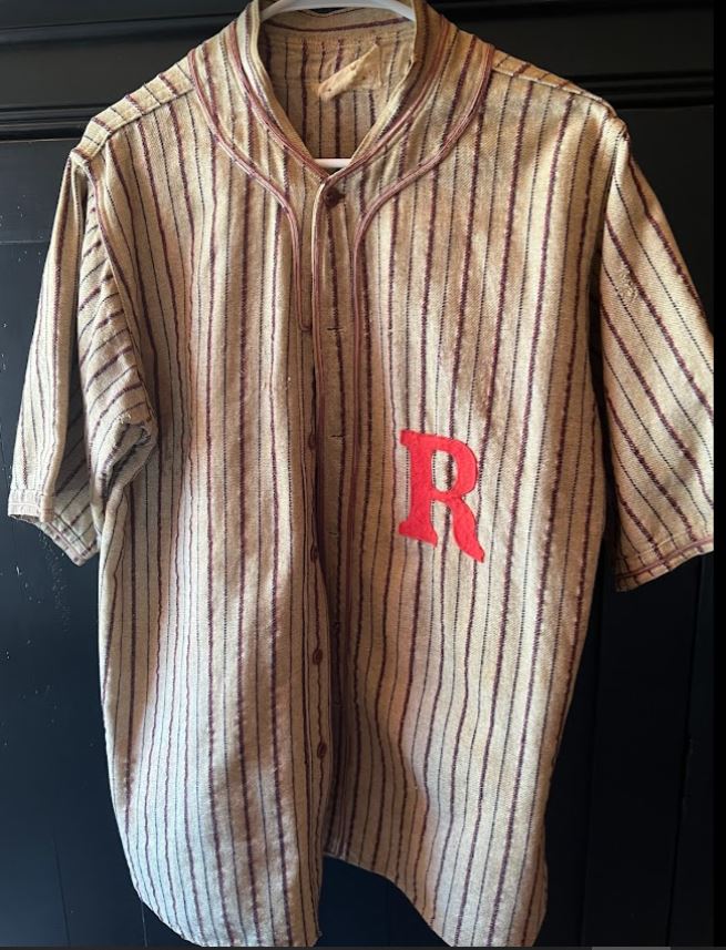 Vintage 1920s Flannel Baseball Jersey 